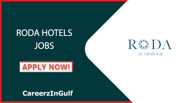 Roda Hotels Announces work opportunities in Hospitality | Apply now